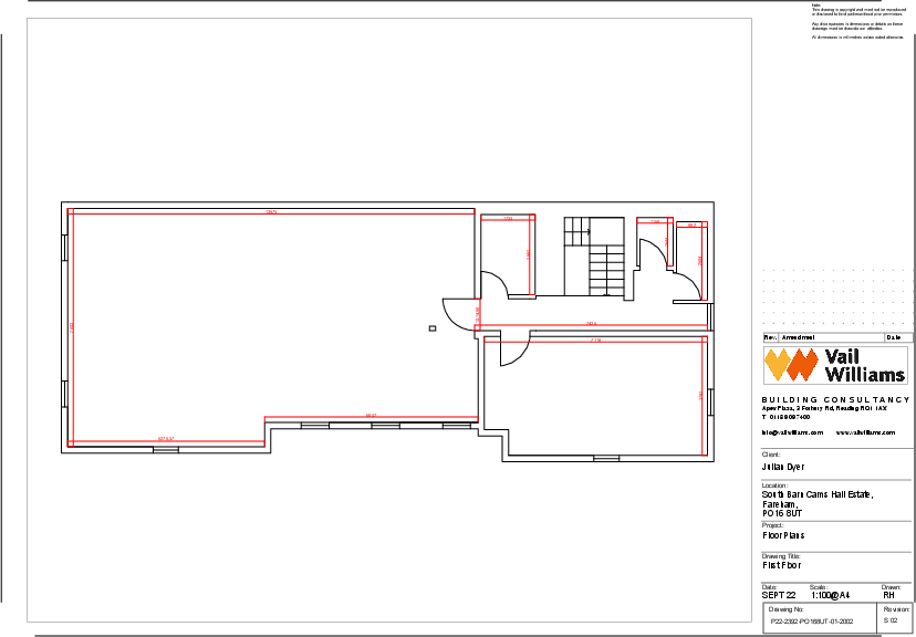 South Barn Cams Hall Estate Floor PlansFirst Floor Dims.pdf