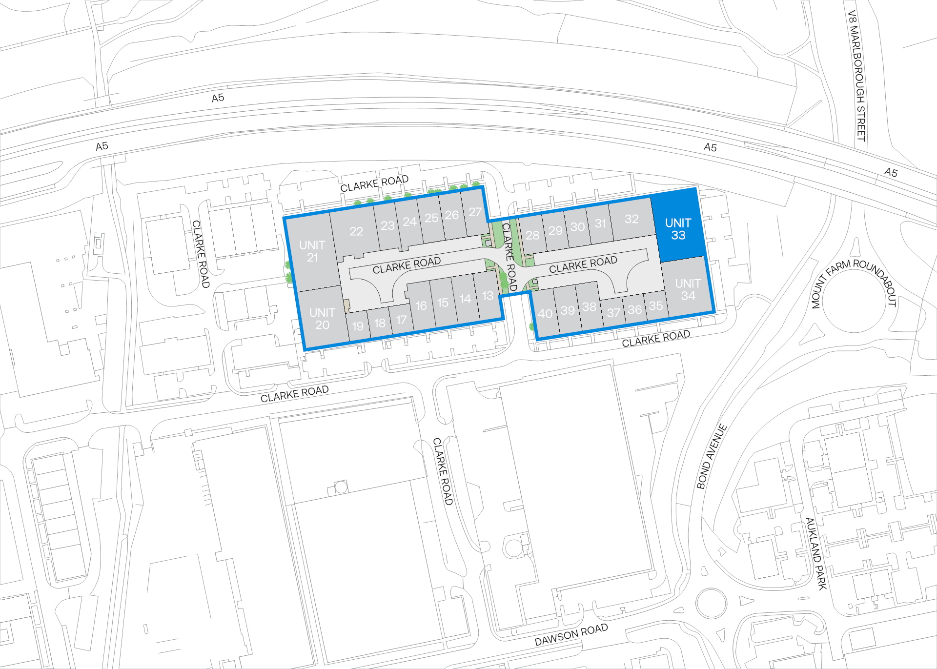 Siteplan gbclar01