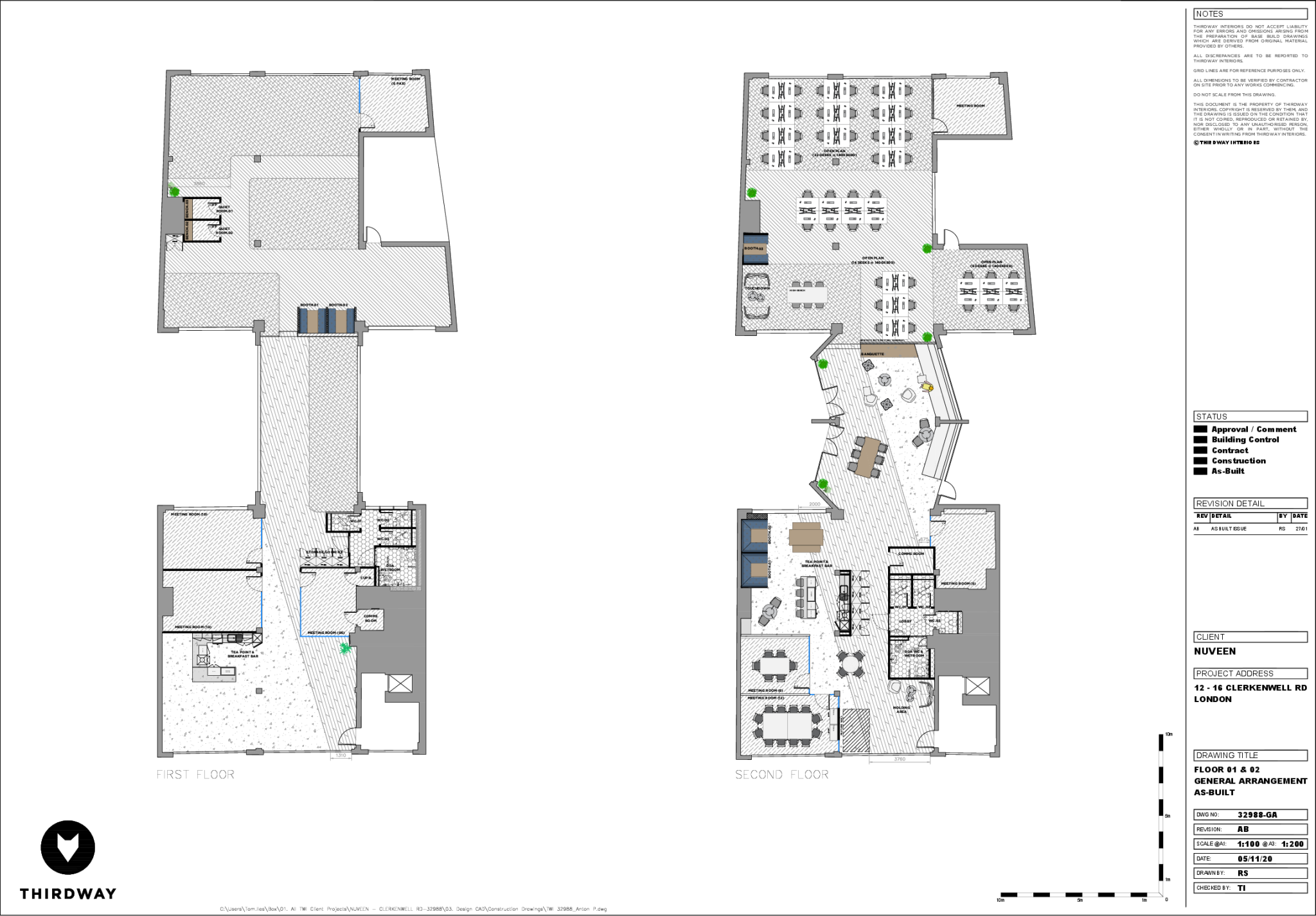 1216 Clerkenwell Road  1st Floor Floor plan.pdf