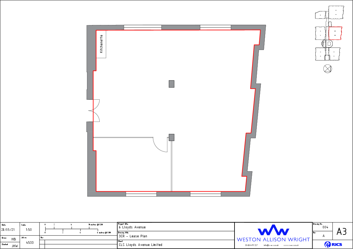 6 Lloyds Avenue 3CR  Lease Plan