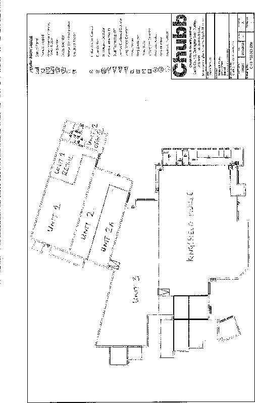 Map of units at Kingsfield factory - Alarm map