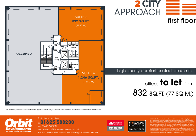 2 City Approach 1st floor plan