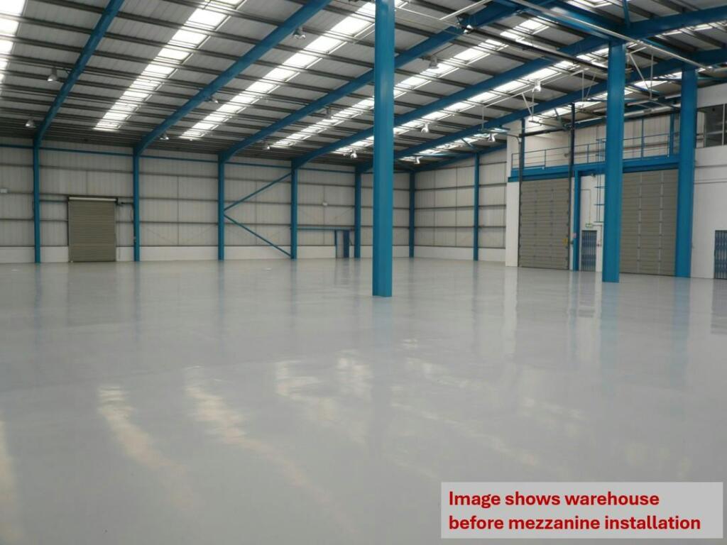 Unit 5, Alpha Way, Egham, internal warehouse historical roller shutters older image pre-mezzanine floor.jpg