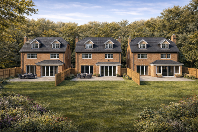 Rear of Properties x 3 - Example Ai Image