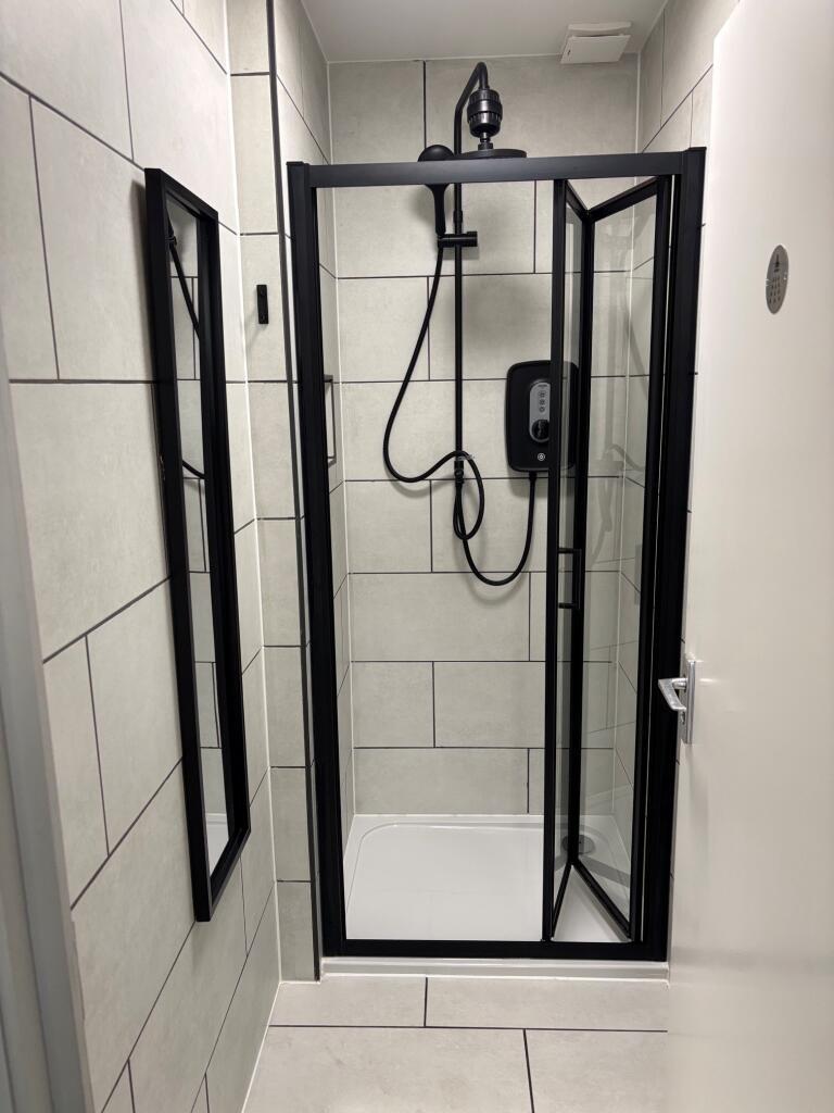 First floor shower
