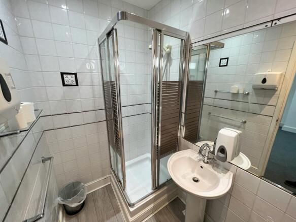 Private w/c and shower