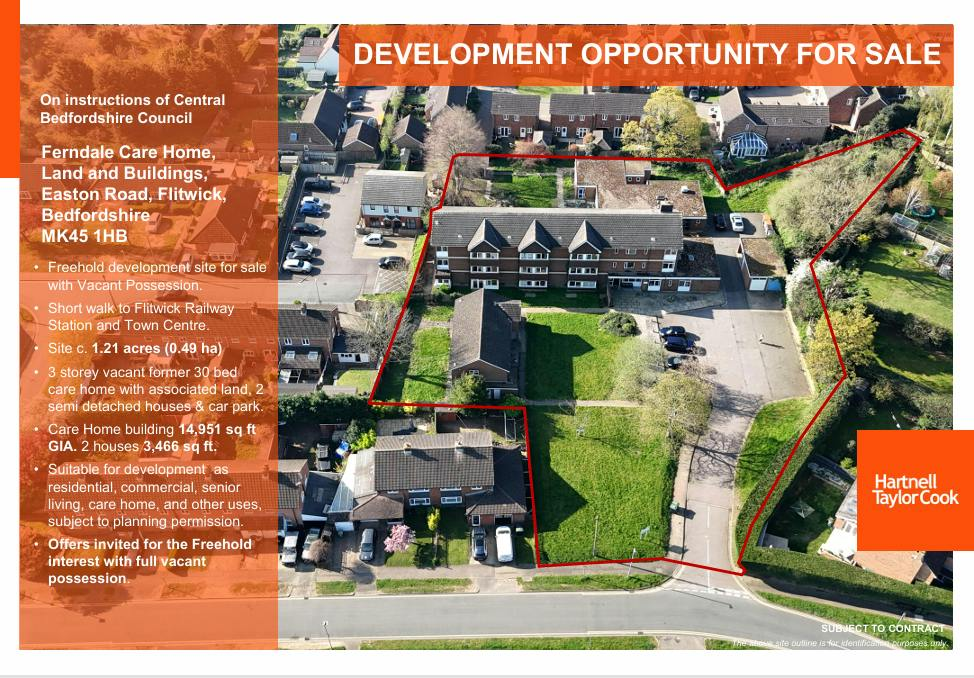 Main image of property: Ferndale Care Home, Land and Buildings, Easton Road, Flitwick, Bedford, MK45 1HB