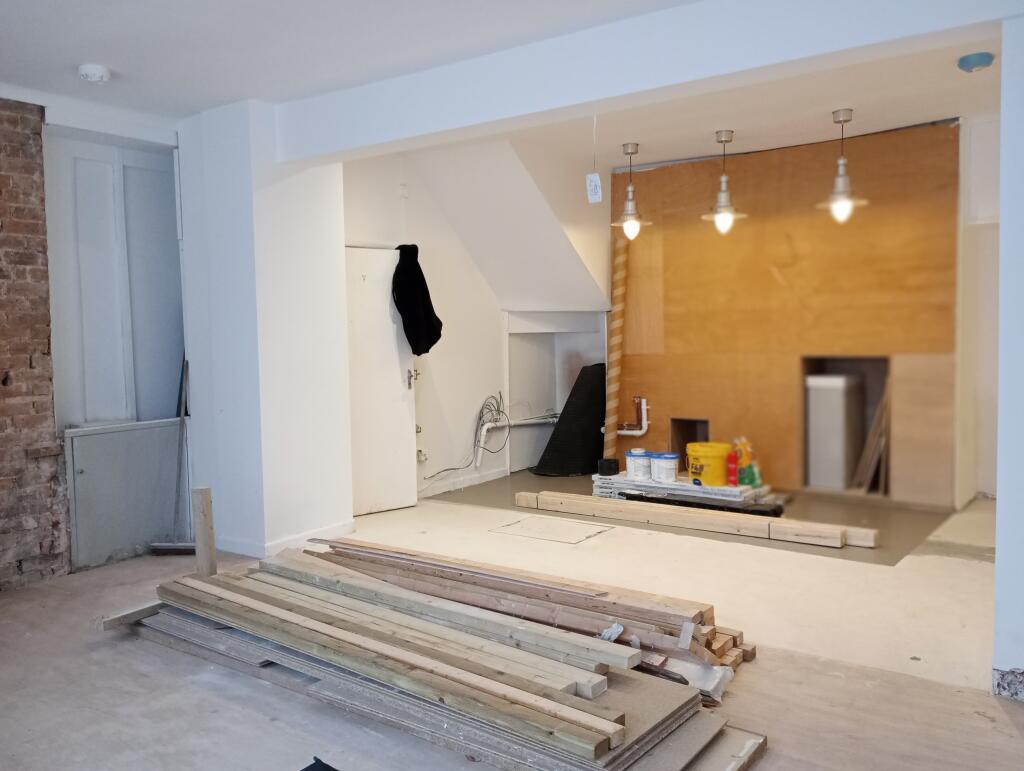 Ground floor under preparation