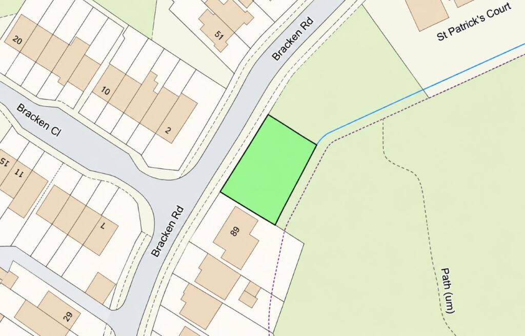 Main image of property: Land to the North East Side Of Bracken Road, North Baddesley, Southampton, Hampshire, SO52 9DN