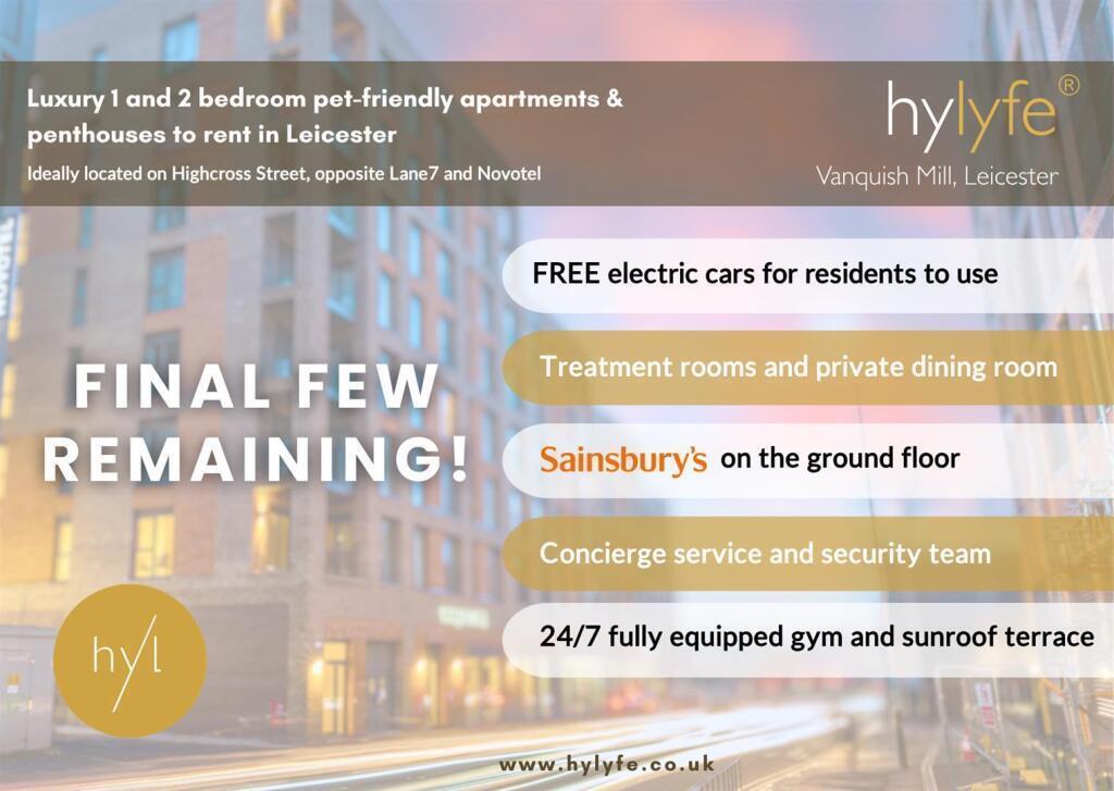 Main image of property: Hylyfe Vanquish Mill, Highcross Street, Leicester