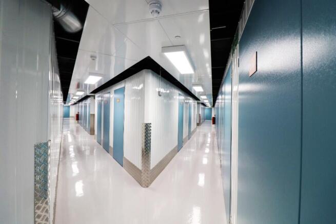 Light, airy corridor