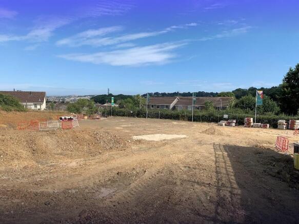 View over site