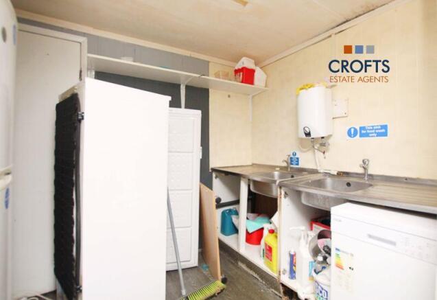 Cafe kitchen/storage area