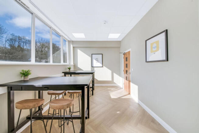 Kitchen and Breakout Room 