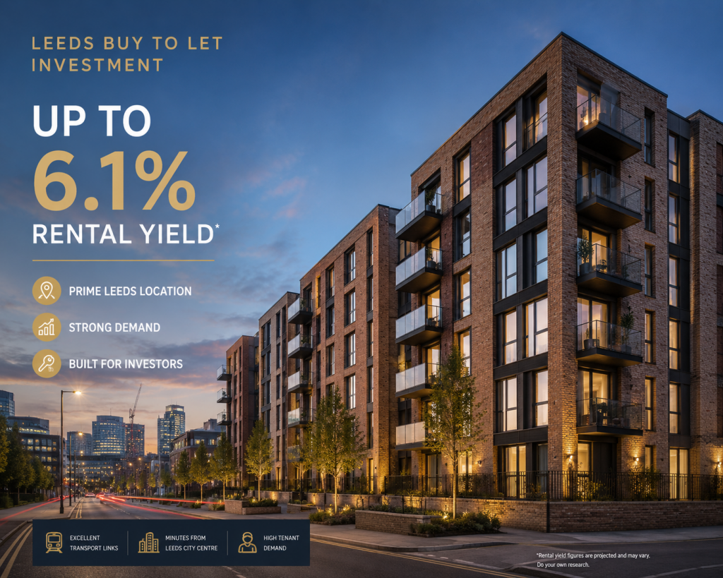 Main image of property: Investment opportunity – Fourth Floor 2 Bedroom Apartment in Leeds