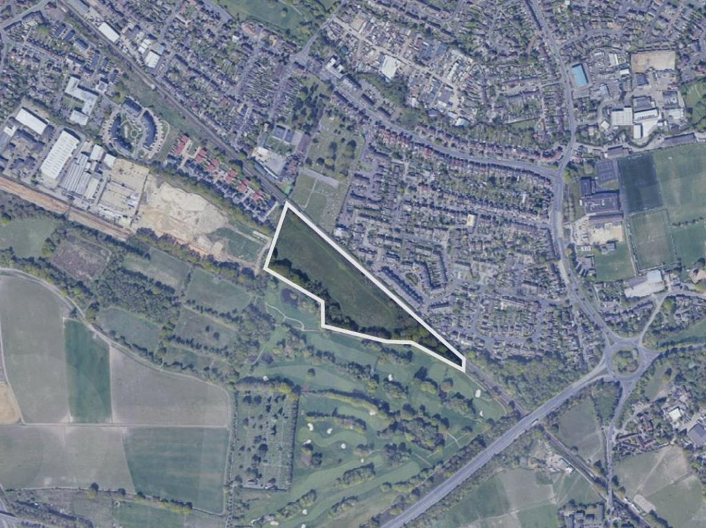 Main image of property: Land lying to the south-west of Harrow Close, Chertsey, KT16 9QE