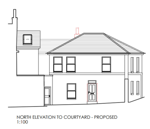 Elevation To North Courtyard