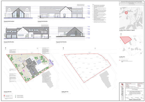 250092-CMD-02PP - Proposed Elevations & Site Plan_