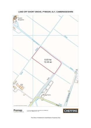 (Site Plan) Short Drove, Pymoor. Land off