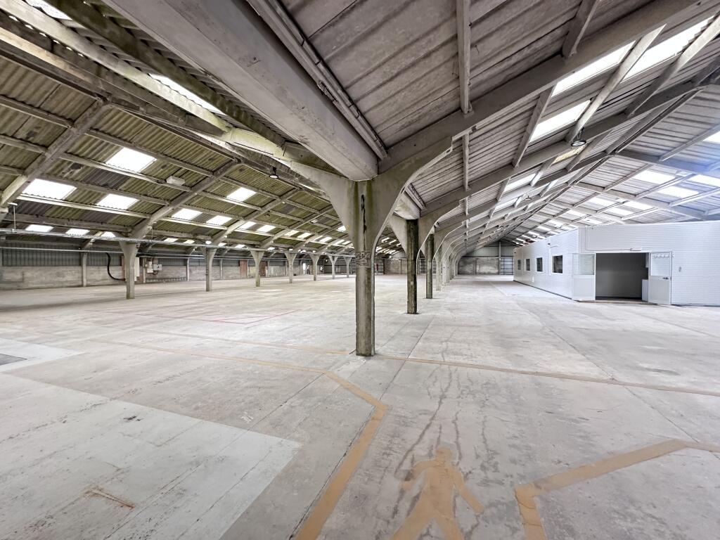 Extensive open-plan industrial space