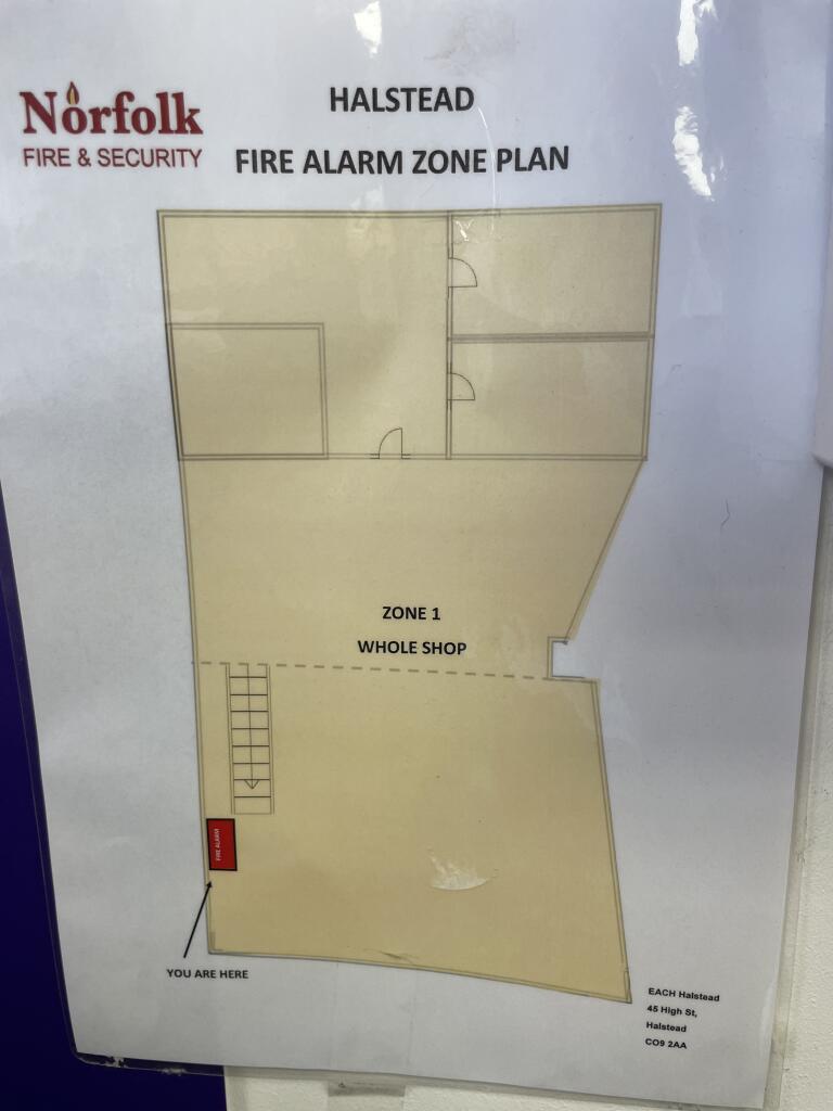Retail floor plan