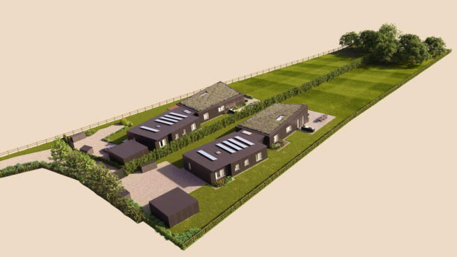 CGI site view of Abbeydawn Rise.