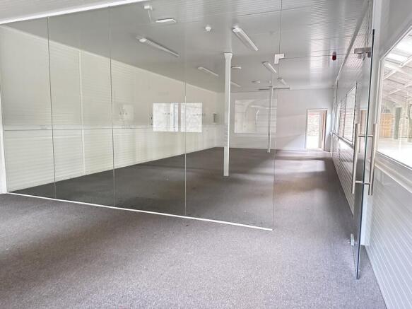 Partitioned office accommodation  
