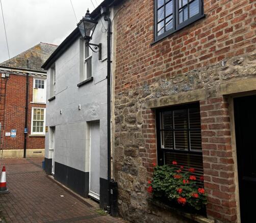 Rear doors to shops