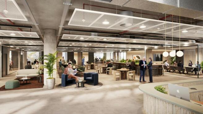 3rd floor - example reception CGI