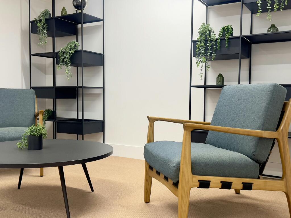 3031 Furnival  Modern Seating Area With Stylish Shelves And Plants.jpg