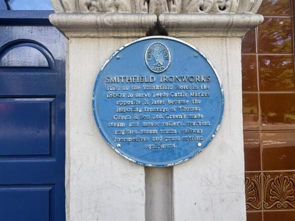 Civic Trust Leeds Blue Plaque Paul McGonagle Hamon