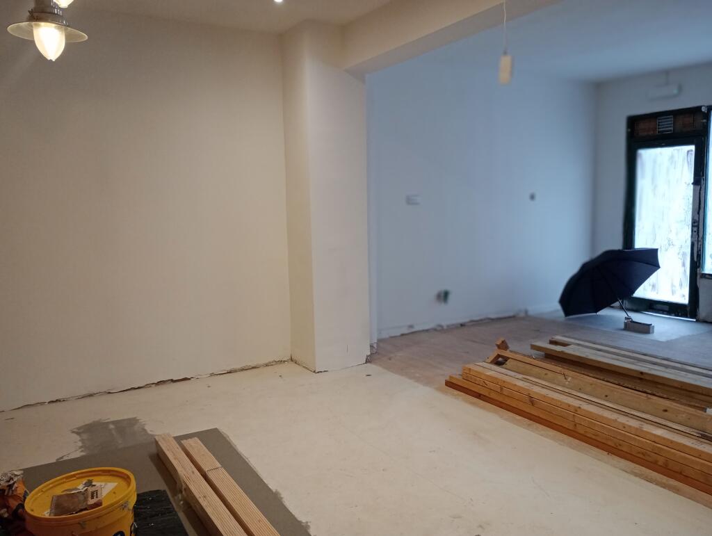 Ground floor front under preparation