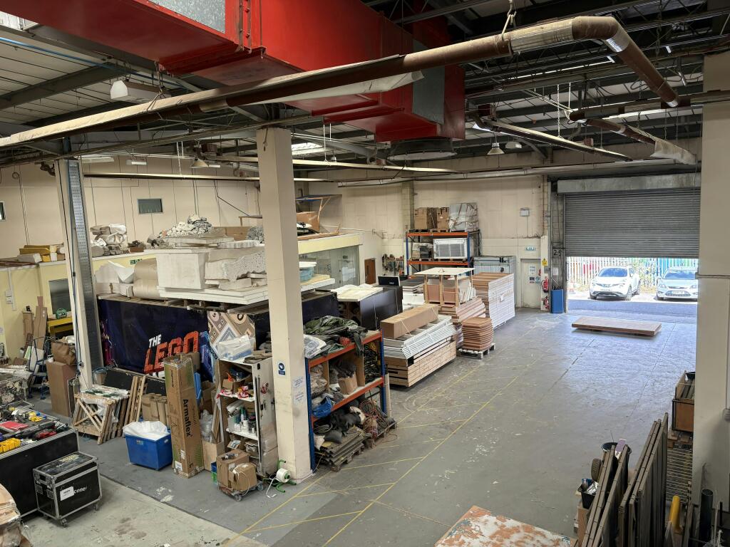 Front of warehouse