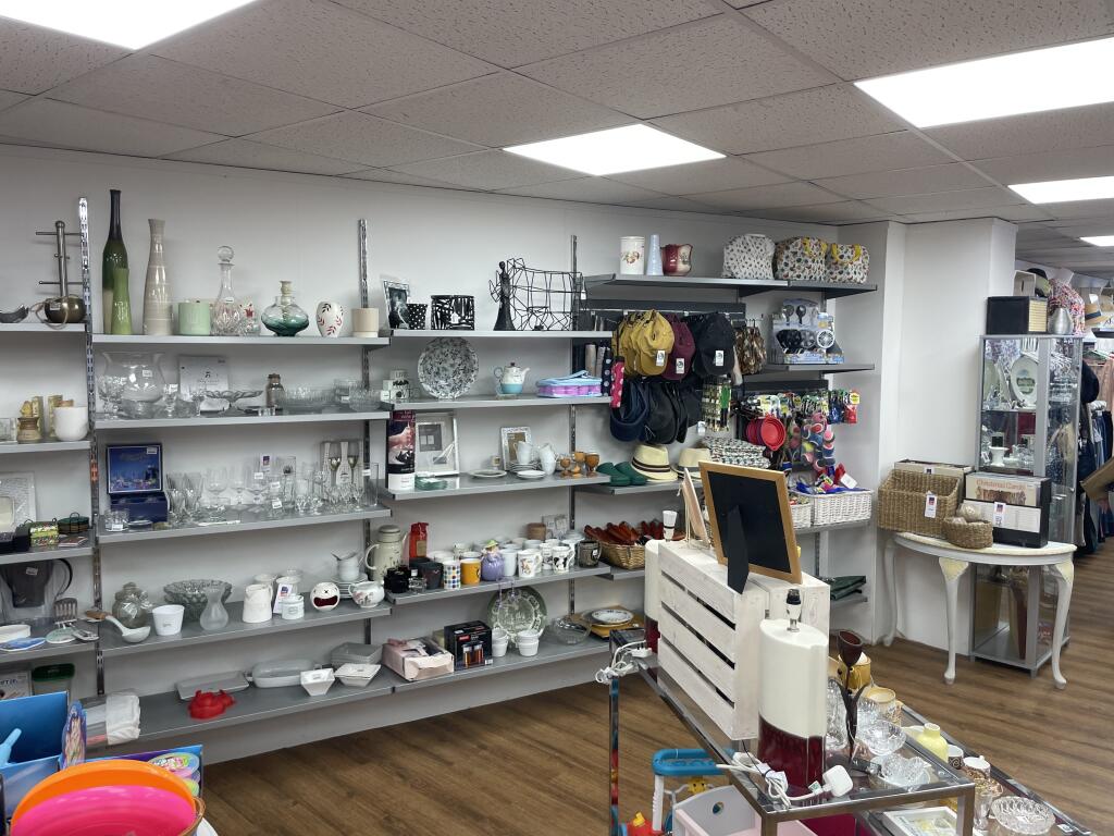 Rear retail space