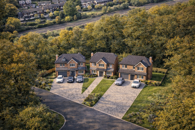 Front of Property - Example Ai Image aerial v2