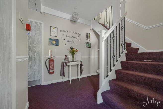 Main entrance hallway to guest house