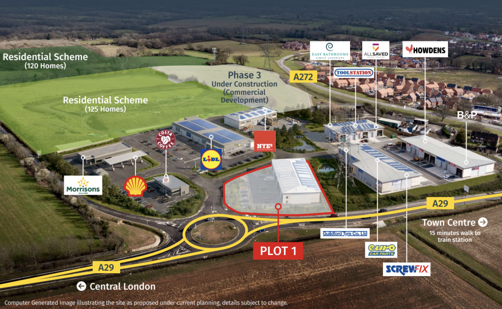 Main image of property: Plot 1, Billingshurst Trade park, Hilland Road, Billingshurst, West Sussex
