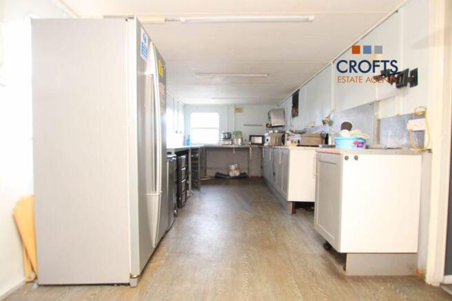 Cafe kitchen/prep area view 2