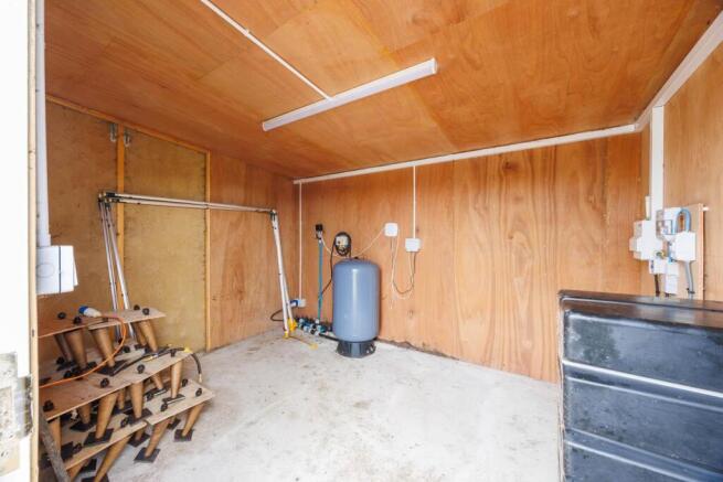 Water bore hole adn holding tank location