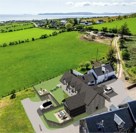 Photomontage showing completed Parlour & Byre deve