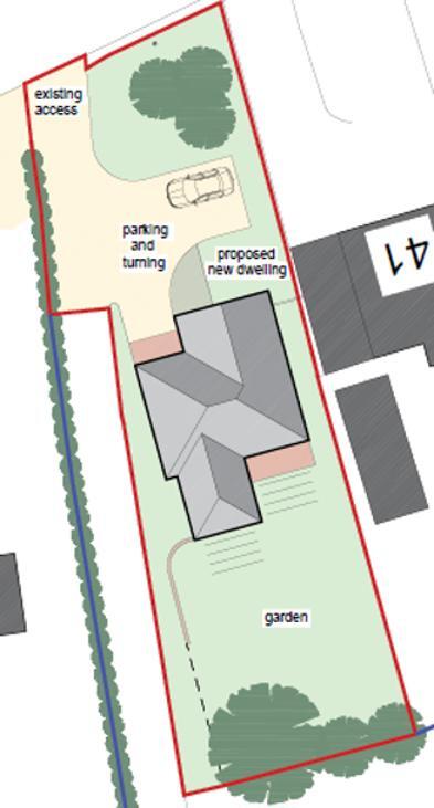 Main image of property: Land Between 41 And 43, The Street , Hevingham , NR10 5NA