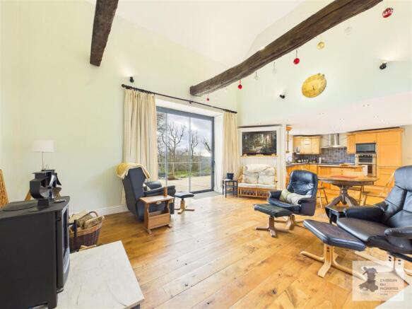 Main house open plan kitchen/diner/lounge