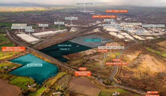 WestonM6, Phase 2 Crewe