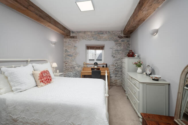Second Double Bedroom with Exposed Stone Walls & O