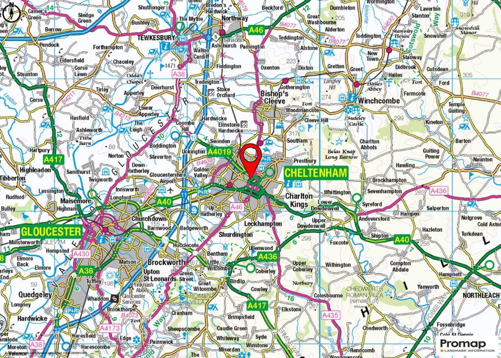 Revolution Cheltenham Location Map.png