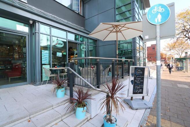 Cafe to the front