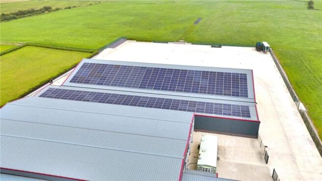 Warehouses Aerial