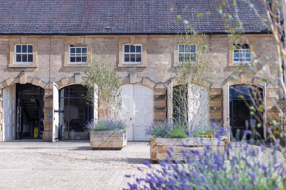 Office F is the upstairs floor overlooking the courtyard