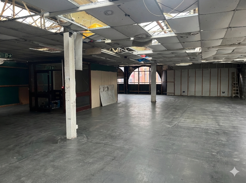 Open plan space
