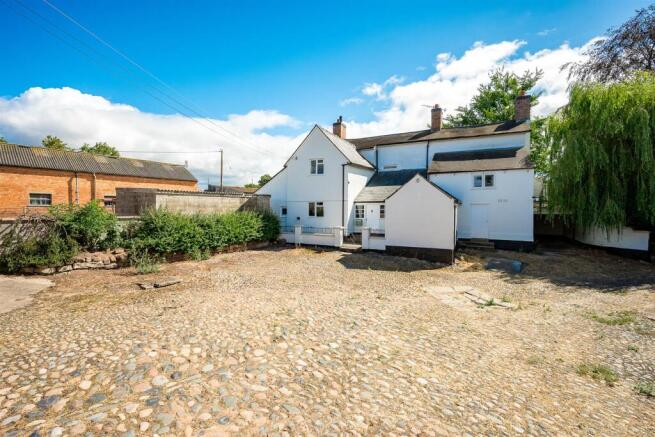 Rear of house